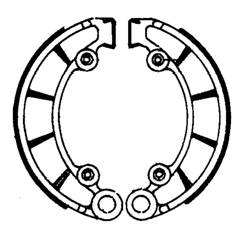 EBC BRAKE SHOES -  316 REAR