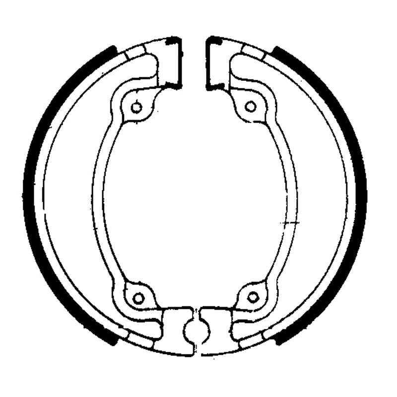 EBC BRAKE SHOES - 318 REAR