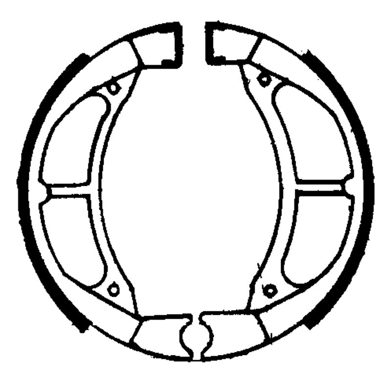 EBC BRAKE SHOES - 519 FRONT/REAR