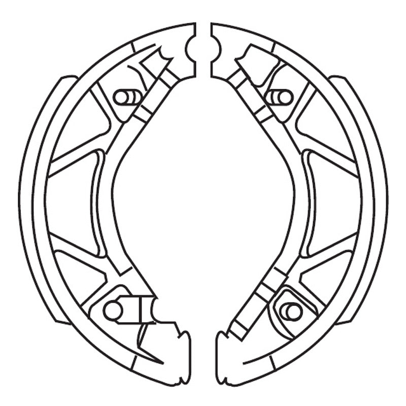 EBC BRAKE SHOES - 530 FRONT/REAR