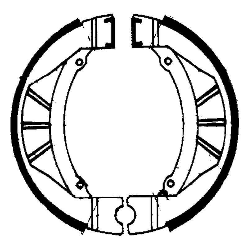 EBC BRAKE SHOES - 714 FRONT