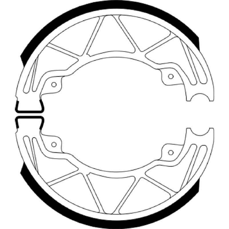 EBC BRAKE SHOES - 816 REAR