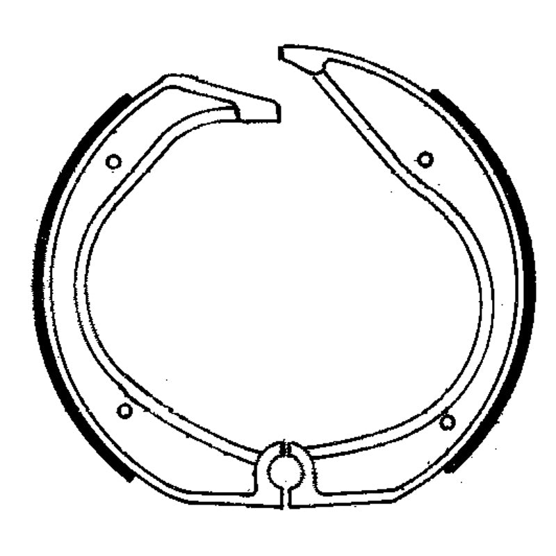 EBC BRAKE SHOES - 861 REAR