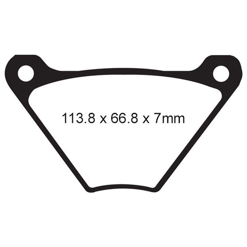 EBC BRAKE PADS - FA SERIES - FA24/2 FRONT/REAR