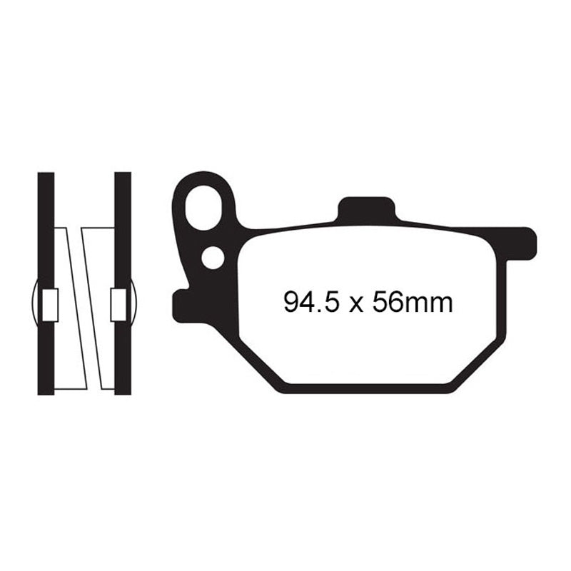 EBC BRAKE PADS - FA SERIES - FA41 FRONT/REAR