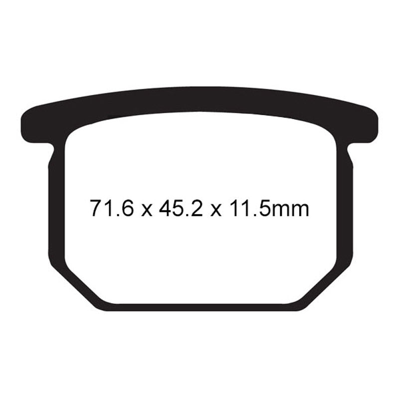 EBC BRAKE PADS - FA SERIES - FA65 FRONT