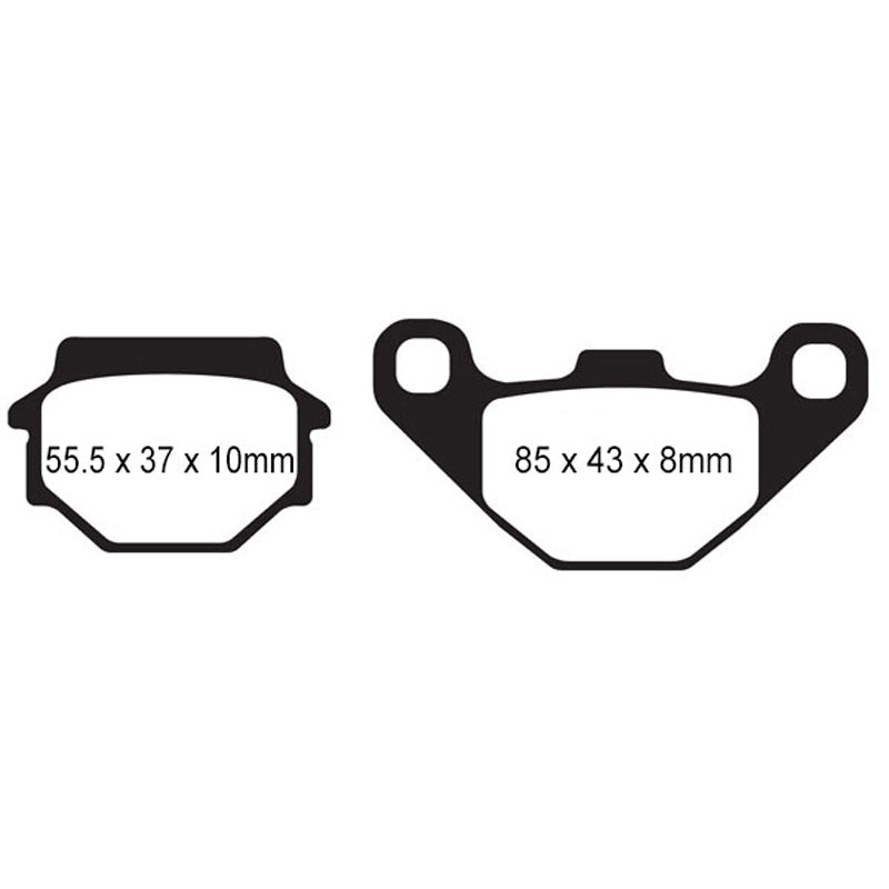 EBC BRAKE PADS - X SERIES - FA67X FRONT/REAR