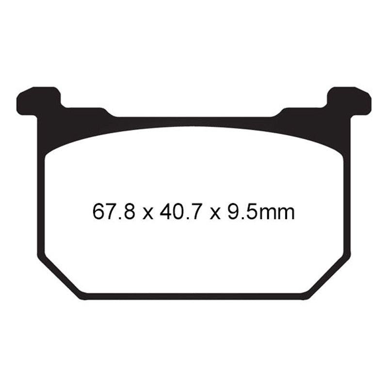 EBC BRAKE PADS - HH SERIES - FA68HH FRONT/REAR