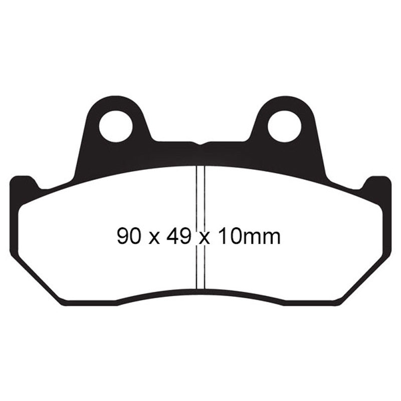EBC BRAKE PADS - HH SERIES - FA69HH FRONT/REAR