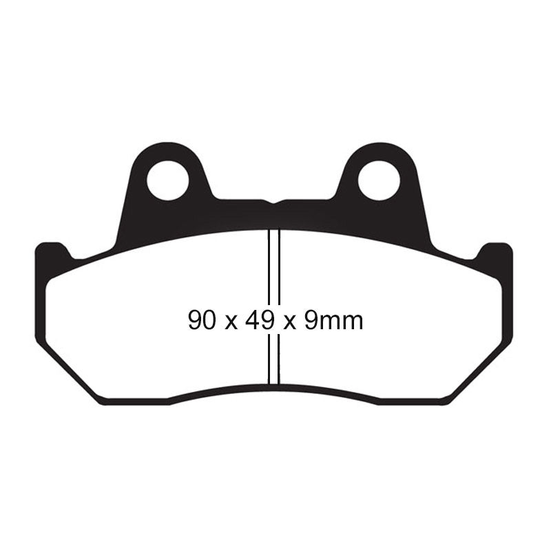 EBC BRAKE PADS - FA SERIES - FA69/2 FRONT