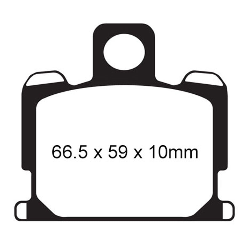 EBC BRAKE PADS - FA SERIES - FA70 FRONT