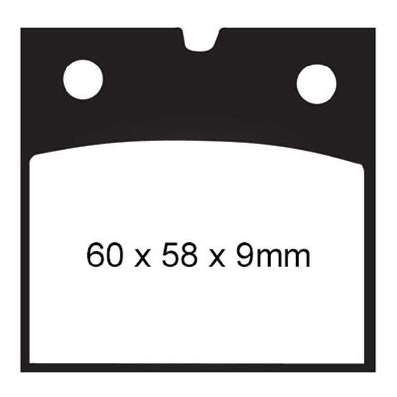 EBC BRAKE PADS - FA SERIES - FA77 FRONT