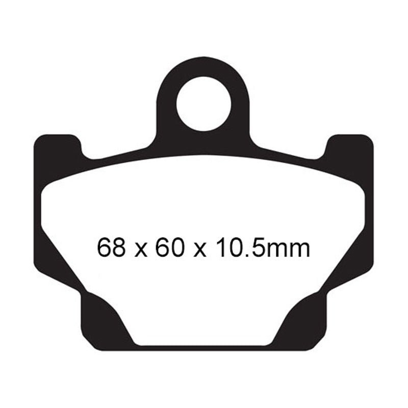 EBC BRAKE PADS - R SERIES - FA81R FRONT