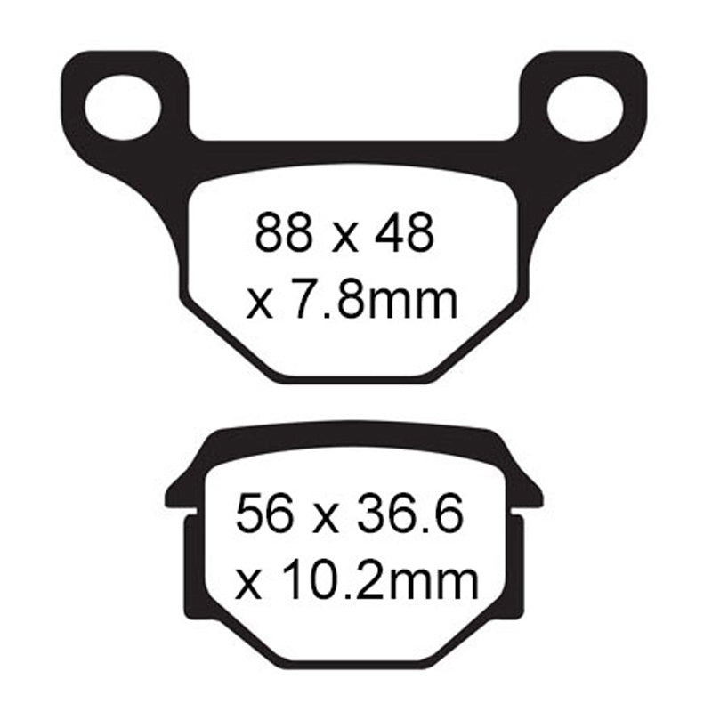EBC BRAKE PADS - SFA SERIES - SFA93 FRONT