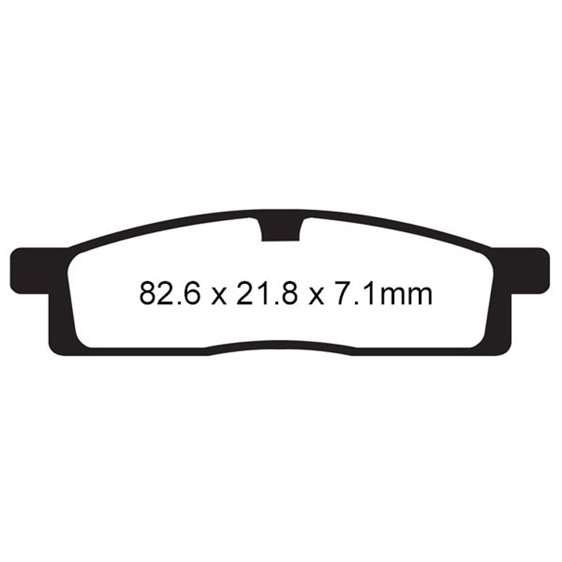 EBC BRAKE PADS - X SERIES - FA119X FRONT