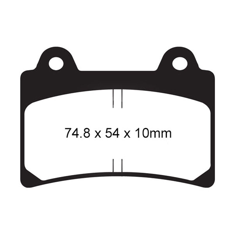 EBC BRAKE PADS - HH SERIES - FA123HH FRONT/REAR