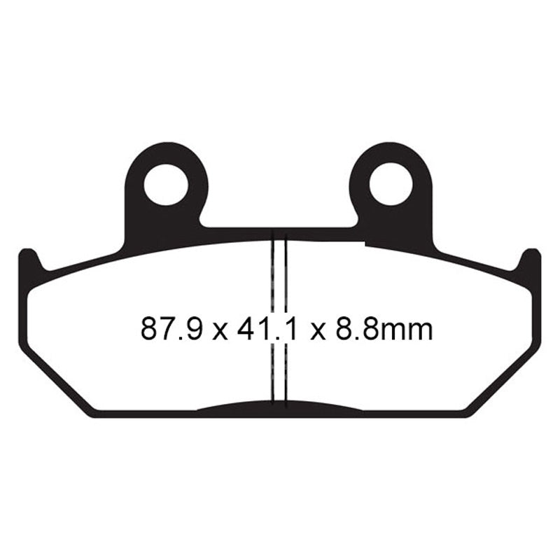 EBC BRAKE PADS - HH SERIES - FA124HH FRONT