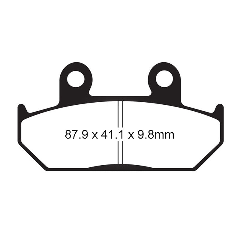EBC BRAKE PADS - V SERIES - FA124/2V FRONT