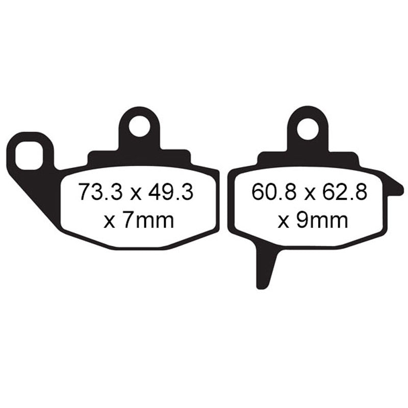 EBC BRAKE PADS - R SERIES - FA130R FRONT