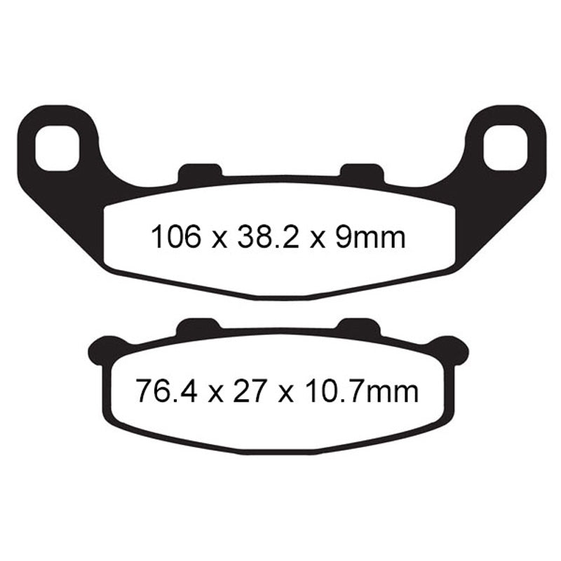 EBC BRAKE PADS - FA SERIES - FA141 REAR
