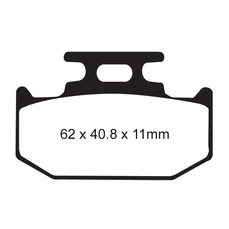 EBC BRAKE PADS - R SERIES - FA152/2R REAR