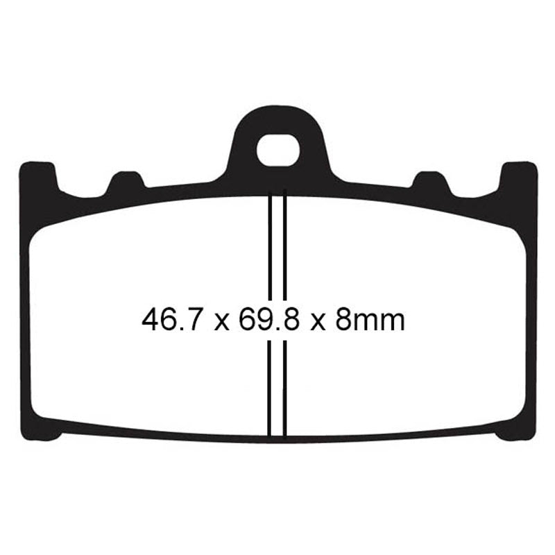 EBC BRAKE PADS - HH SERIES - FA158HH FRONT