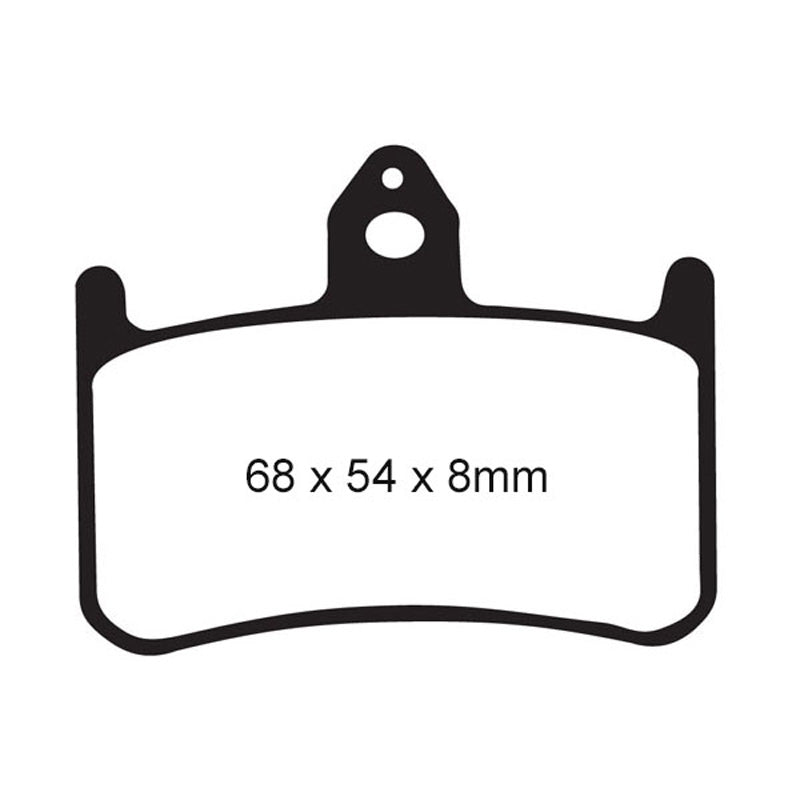 EBC BRAKE PADS - FA SERIES - FA187 FRONT