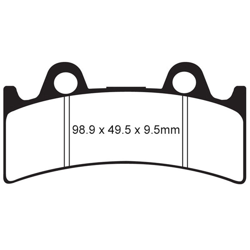 EBC BRAKE PADS - FA SERIES - FA190 FRONT