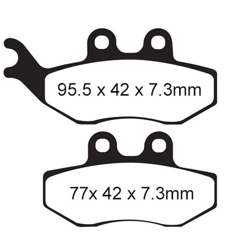EBC BRAKE PADS - SFA SERIES - SFA194 FRONT