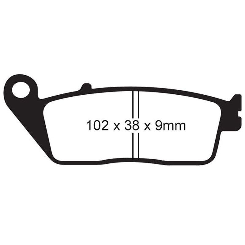 EBC BRAKE PADS - HH SERIES - FA226HH FRONT
