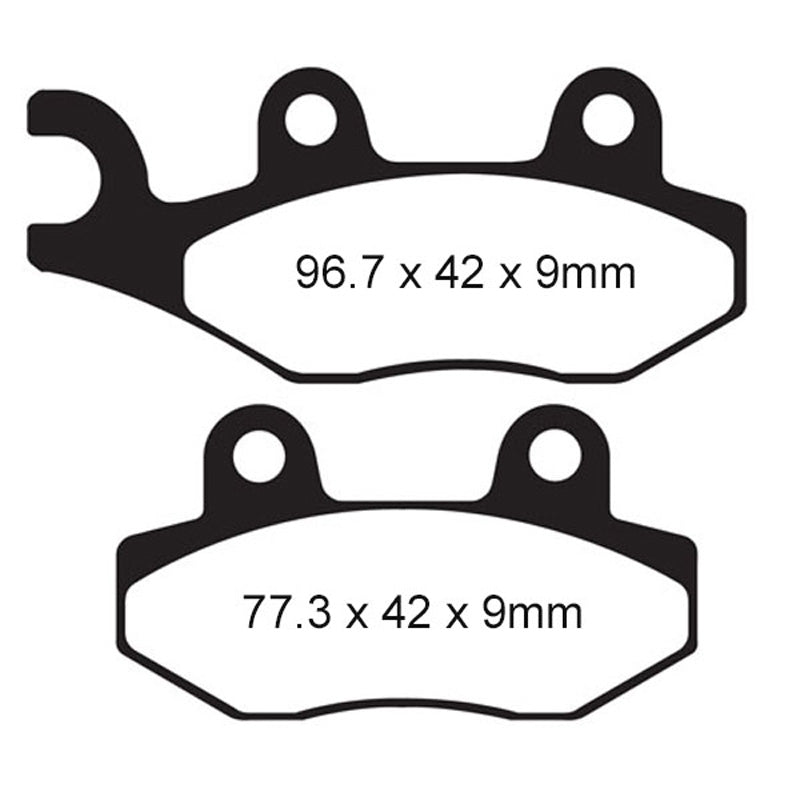 ITL BRAKE PADS - KEVLAR/CARBON - (FA228X)
