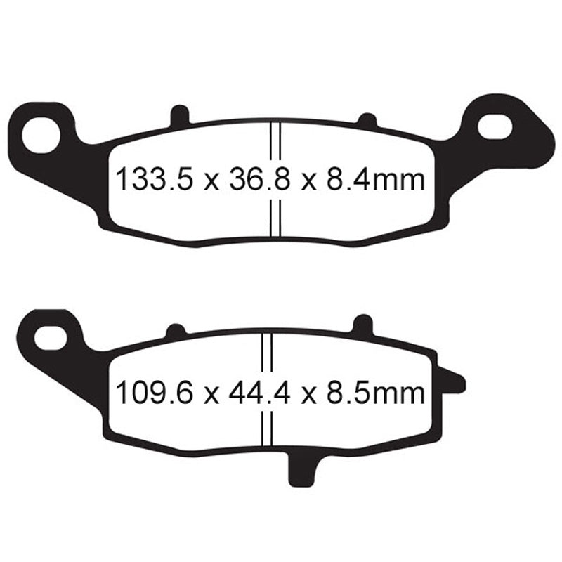 ITL BRAKE PADS - KEVLAR/CARBON - (FA229)