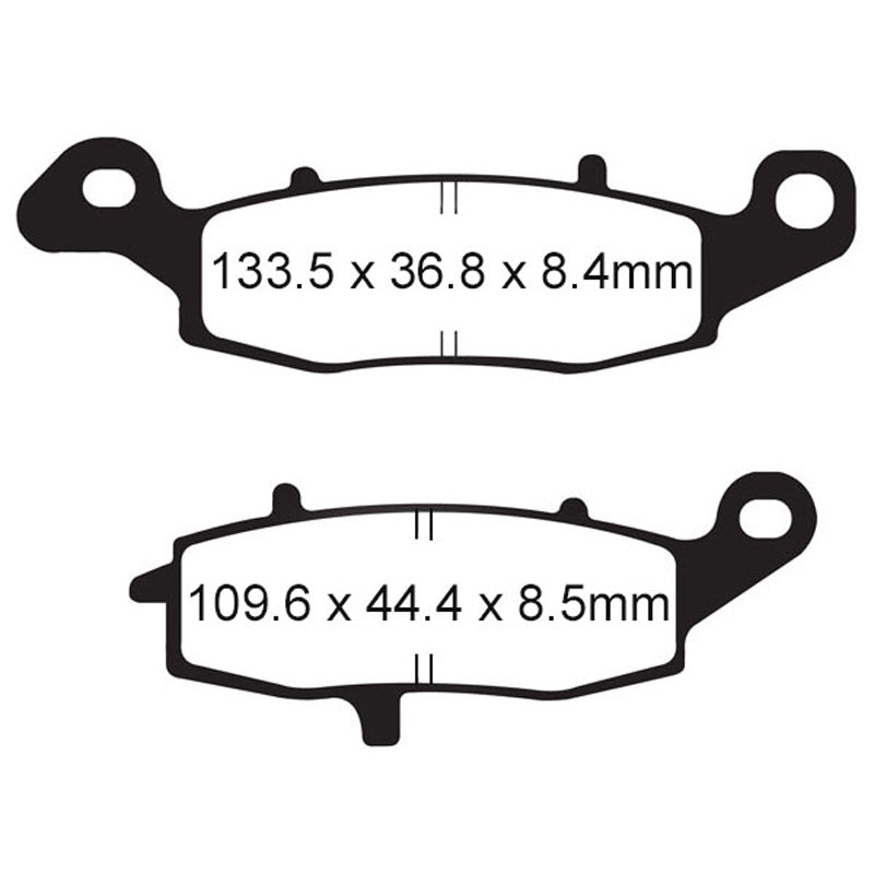 ITL BRAKE PADS - KEVLAR/CARBON - (FA231)