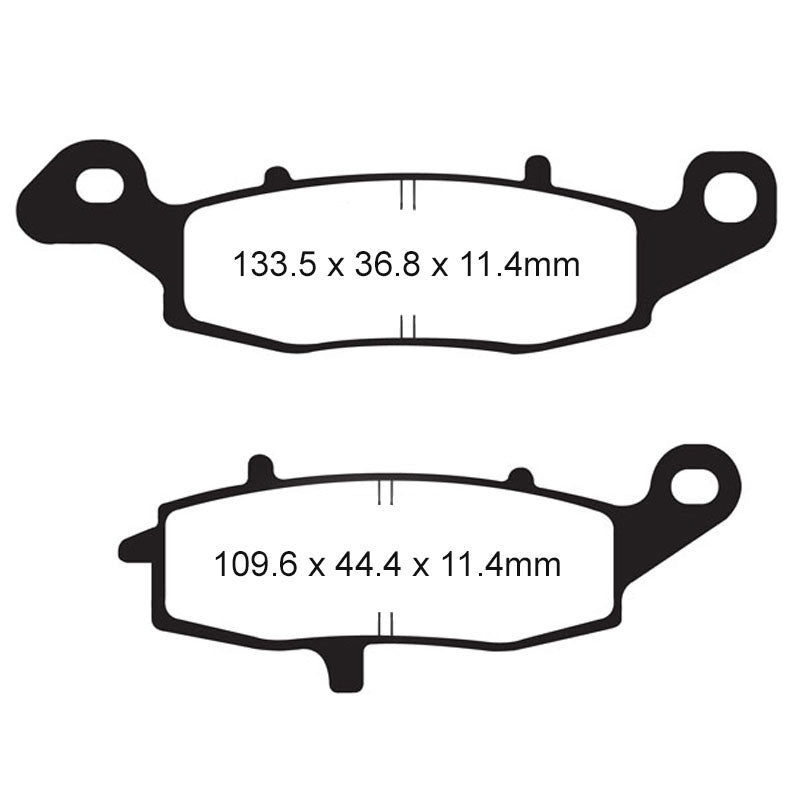 EBC BRAKE PADS - V SERIES - FA231/3V REAR