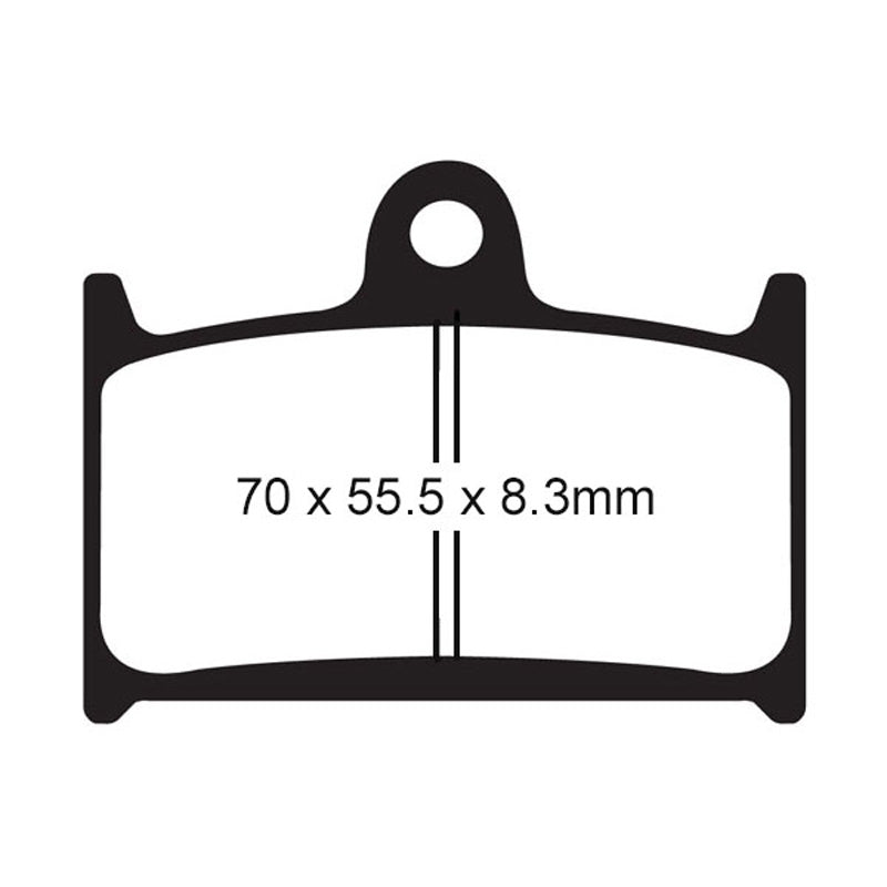 EBC BRAKE PADS - HH SERIES - FA236HH FRONT