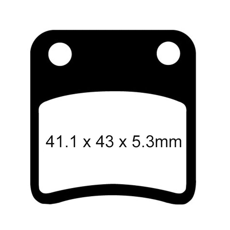 EBC BRAKE PADS - SFA SERIES - SFA257/2 FRONT/REAR/PARK