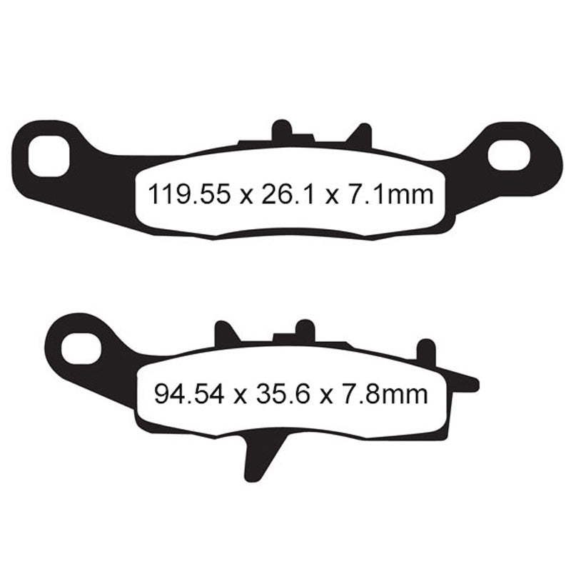EBC BRAKE PADS - X SERIES - FA258X FRONT
