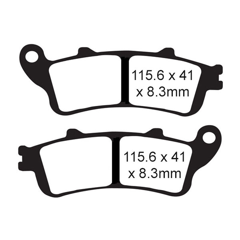 ITL BRAKE PADS - KEVLAR/CARBON - (FA261)