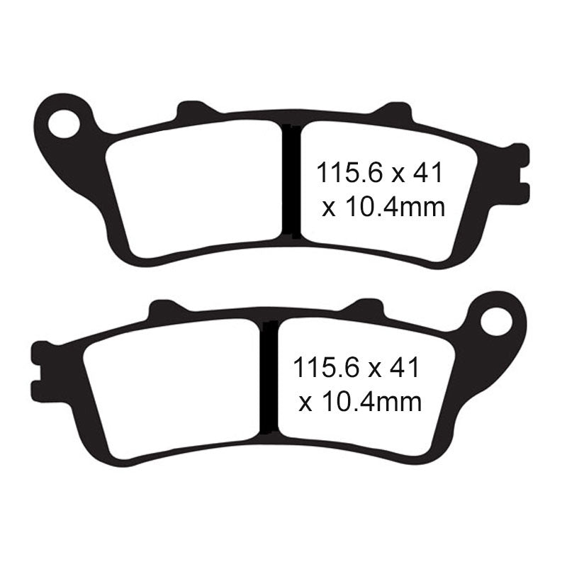 EBC BRAKE PADS - V SERIES - FA261/2V REAR