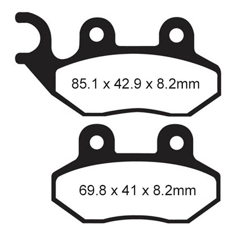 EBC BRAKE PADS - FA SERIES - FA264 FRONT/REAR