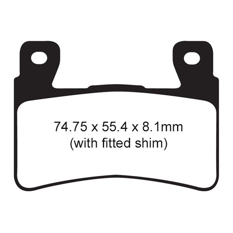 EBC BRAKE PADS - HH SERIES - FA265HH FRONT