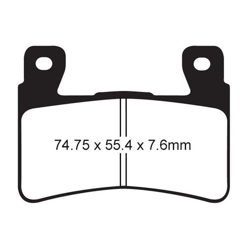 EBC BRAKE PADS - HH SERIES - FA296HH FRONT