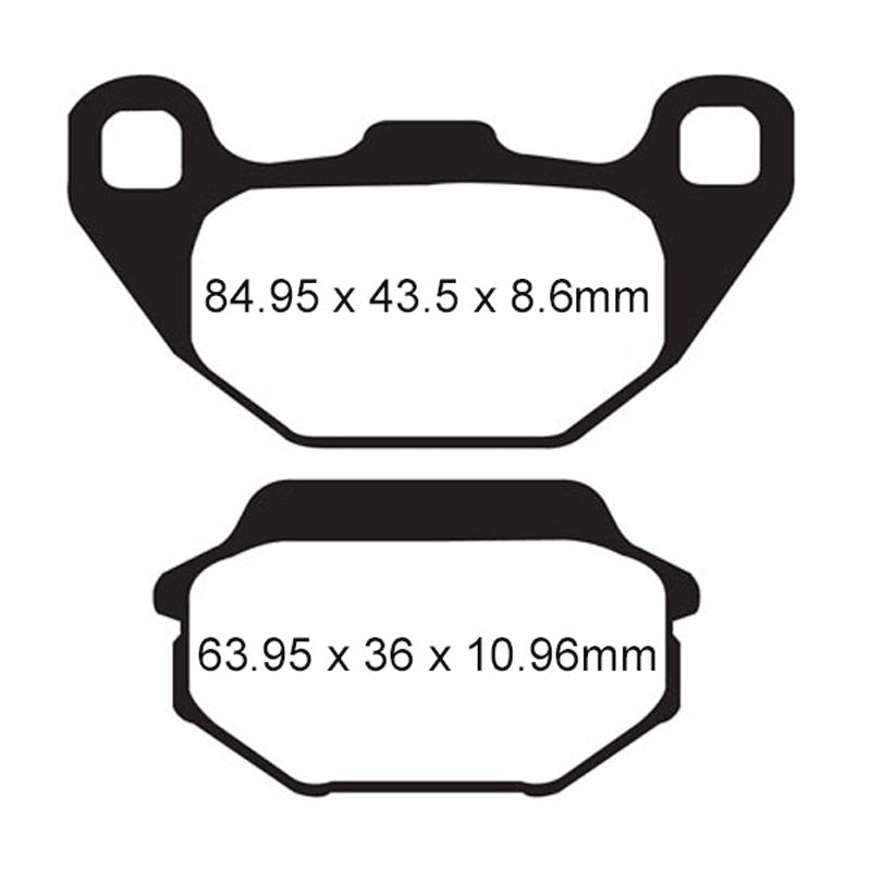 EBC BRAKE PADS - SFAHH SERIES - SFA305HH FRONT/REAR