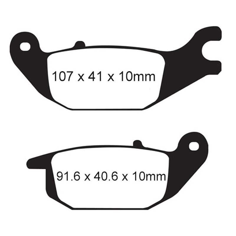 EBC BRAKE PADS - HH SERIES - FA343HH REAR