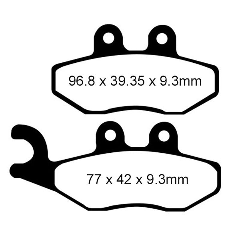 EBC BRAKE PADS - SFA SERIES - SFA353 FRONT/REAR