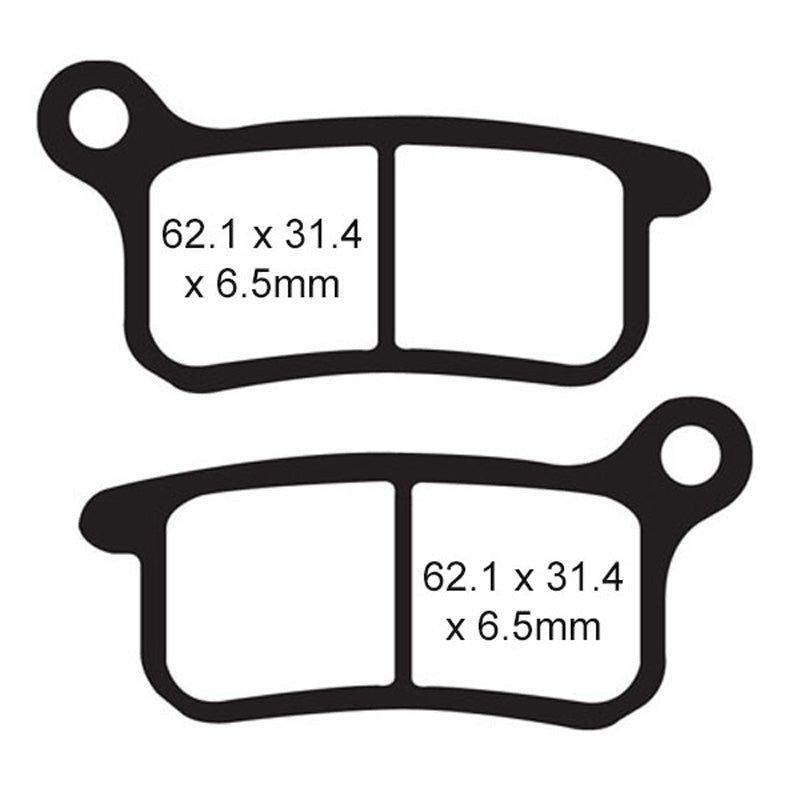 EBC BRAKE PADS - R SERIES - FA357R FRONT/REAR