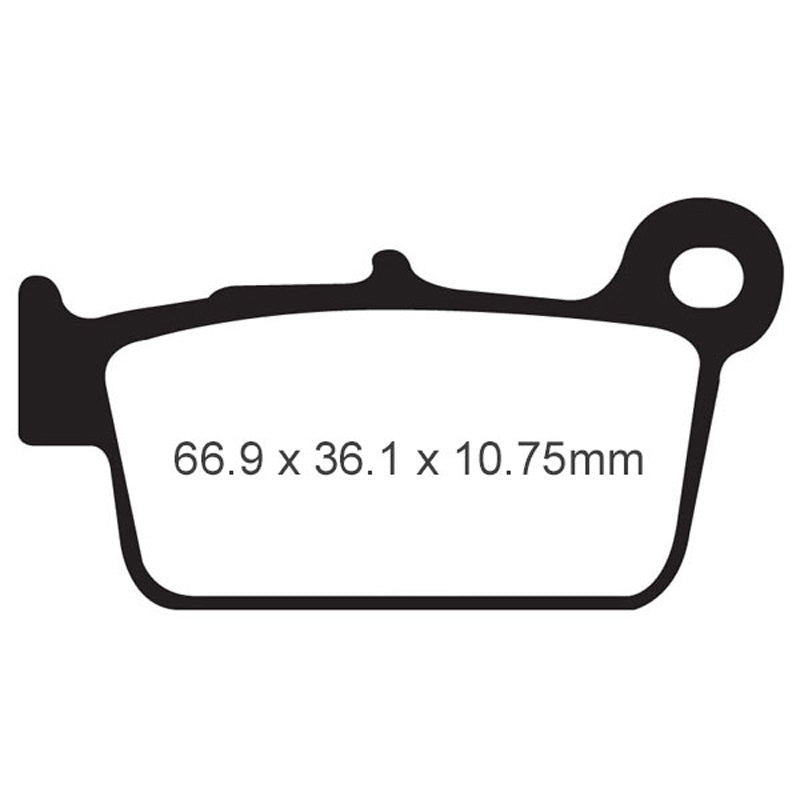 ITL BRAKE PADS - KEVLAR/CARBON - (FA367)
