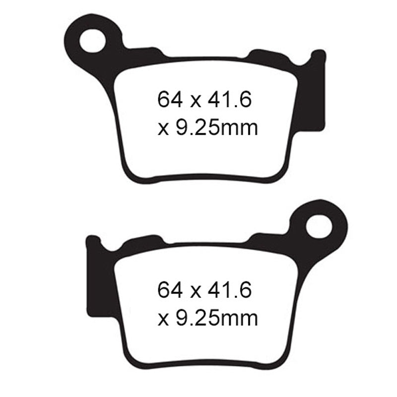 ITL BRAKE PADS - KEVLAR/CARBON - (FA368X)