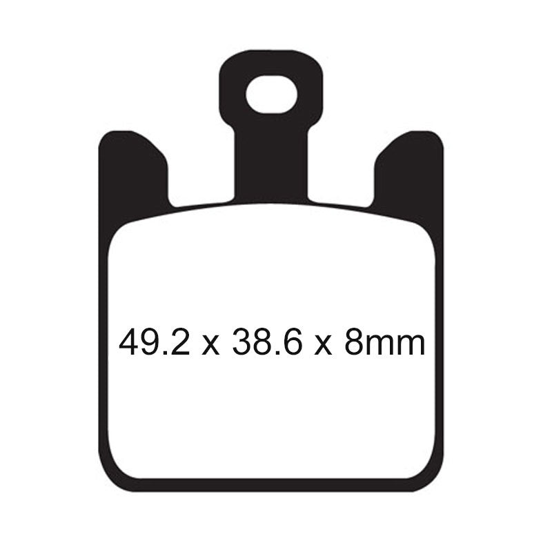EBC BRAKE PADS - HH SERIES - FA369/4HH FRONT