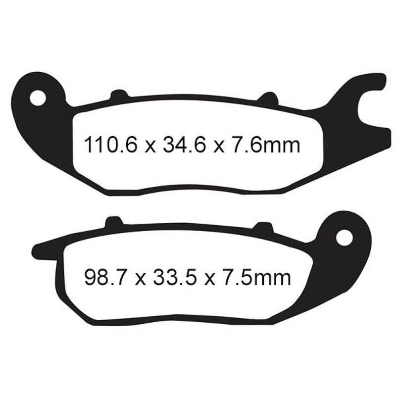 EBC BRAKE PADS - HH SERIES - FA375HH FRONT